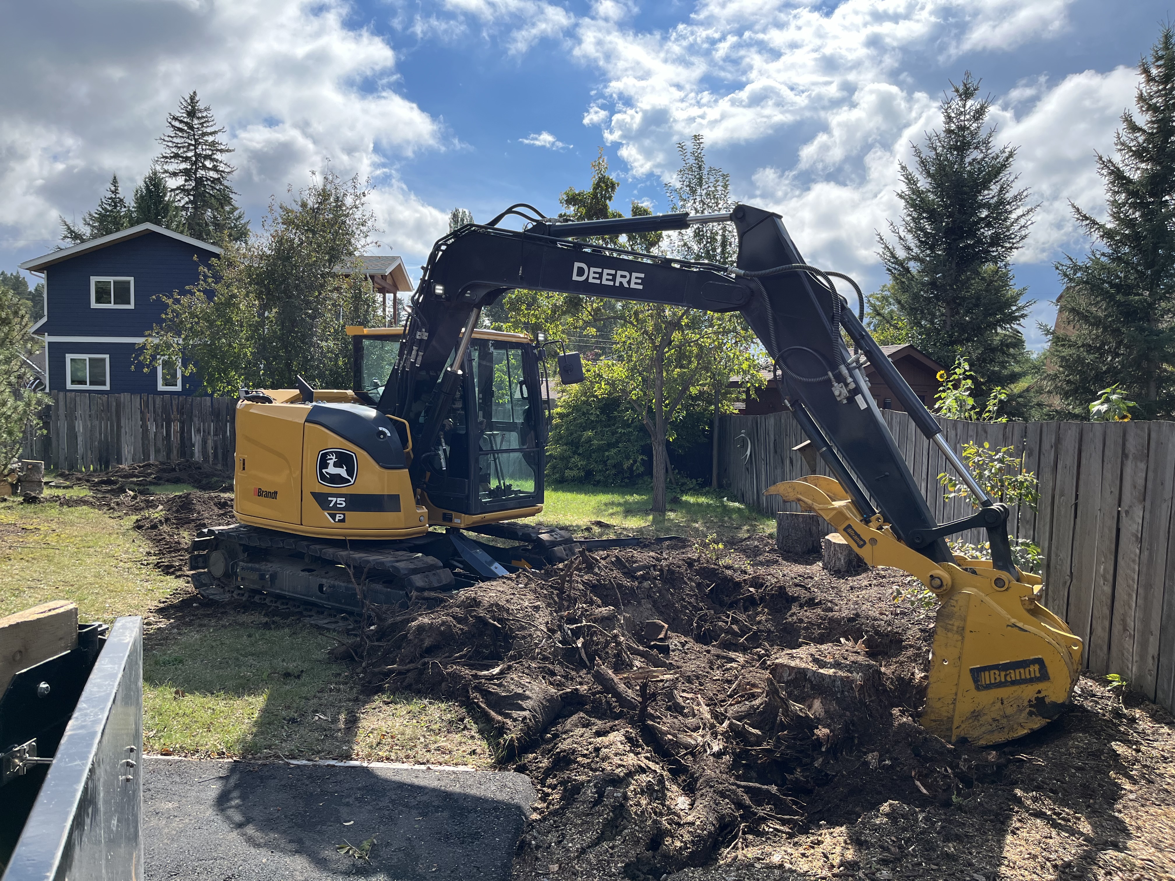 Excavation and septic